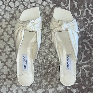 Jimmy Choo Avenue Flat in Latte 41.5 NWB